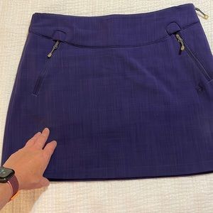 Isis fleece lined winter mini skirt